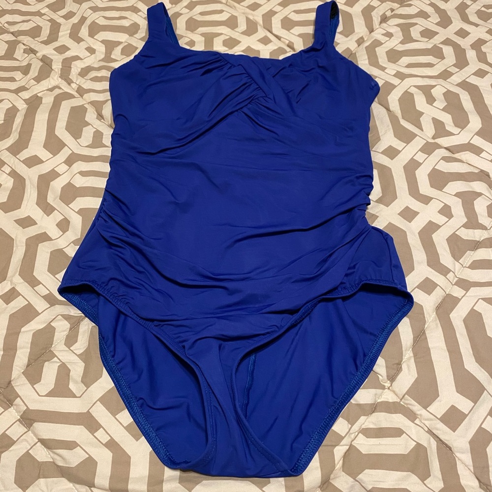 Lands End Carmela Tummy Control One Piece Swimsuit